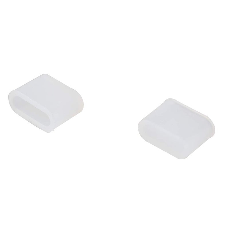 Futheda 10PCS Silicone USB 3.1 Type C Male Interface Port Plug Cover Stopper Anti Dust Cap Protector - Clear - Image 3